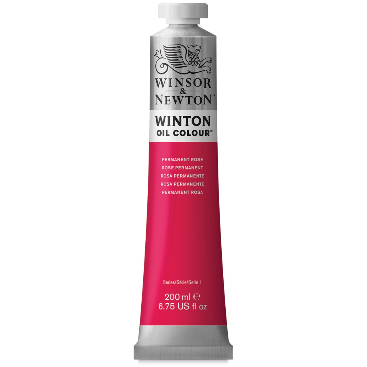 Winsor & Newton Winton Oil Color - Permanent Rose, 200 ml tube
